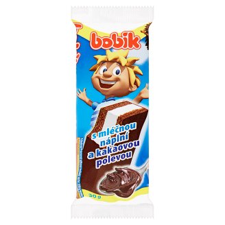 Bobík Řez s mléčnou náplní a kakaovou polevou 30g
