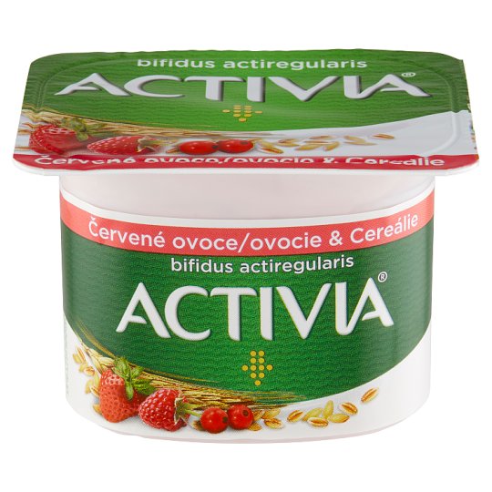 Activia Jogurt červené ovoce & cereálie 120g