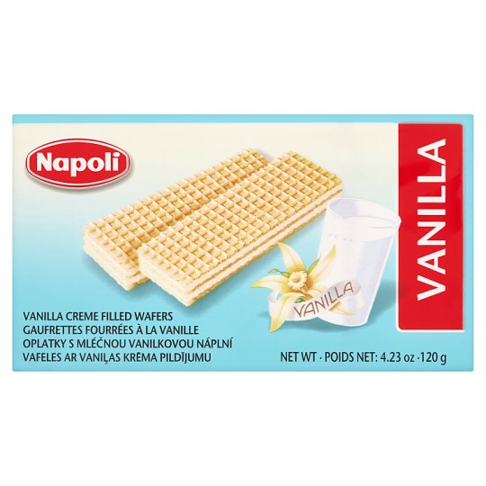 Napoli Oplatky s mléčnou vanilkovou náplní 120g