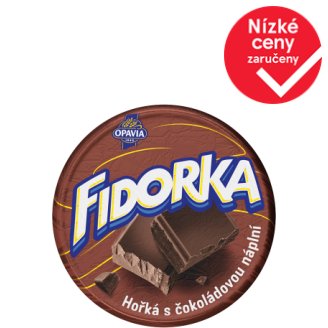 Opavia Fidorka Hořká s čokoládovou náplní 30g