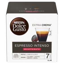 NESCAFÉ Dolce Gusto Espresso Intenso Decaffeinato - Coffee Capsules - 16 Capsules in Pack
