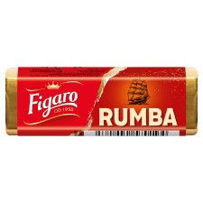 Figaro Rumba Dark Chocolate Filled with Milk Filling with Rum Flavour 32g