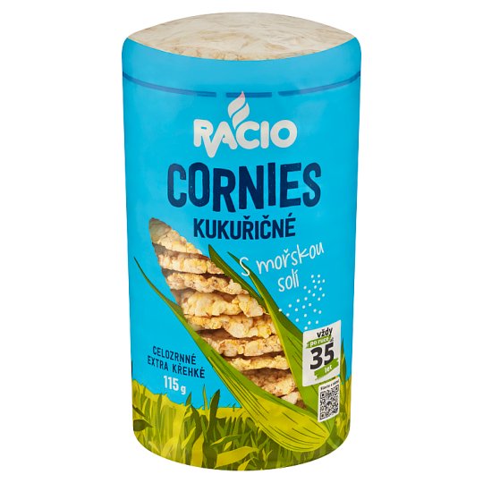 Racio Cornies Kukuřičné s mořskou solí 115g