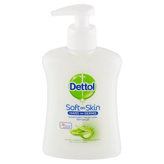 Dettol Soft on Skin Tekuté mýdlo aloe vera a vitamin E 250ml