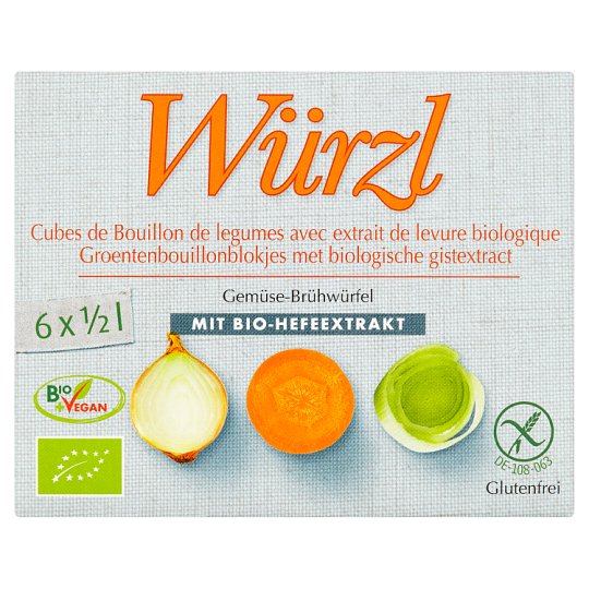Würzl zeleninový bujón s kvasinkovým bioextraktem 6 x 11g