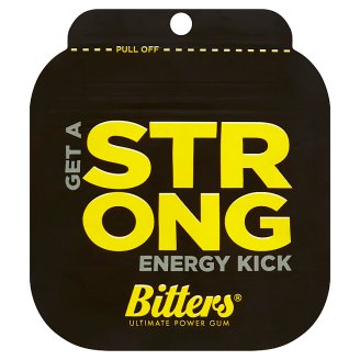 Bitters Ultimate Power Gum Get a Strong žvýkačka bez cukru 3 x 4,5g