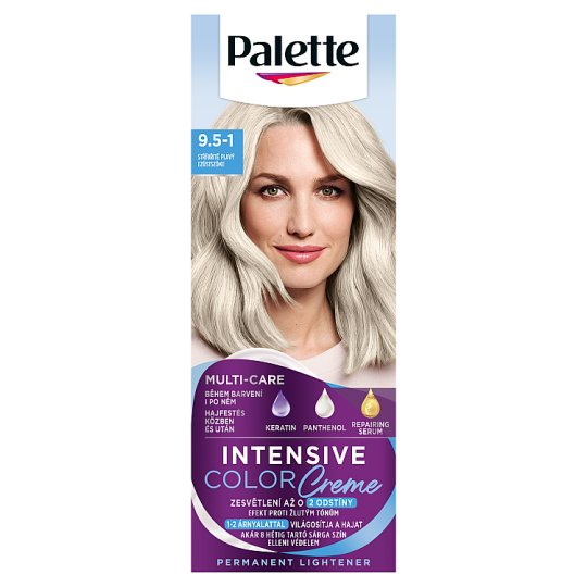 Palette Intensive Color Creme barva na vlasy Stříbřitě plavý 9.5-1