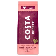 Costa Coffee Café Crema Blend Dark Roast pražená zrnková káva 500g