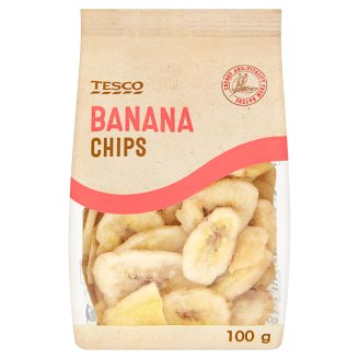 Tesco Banán fritovaný, plátky 100g