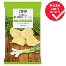 Tesco Chips Spring Onion 150g