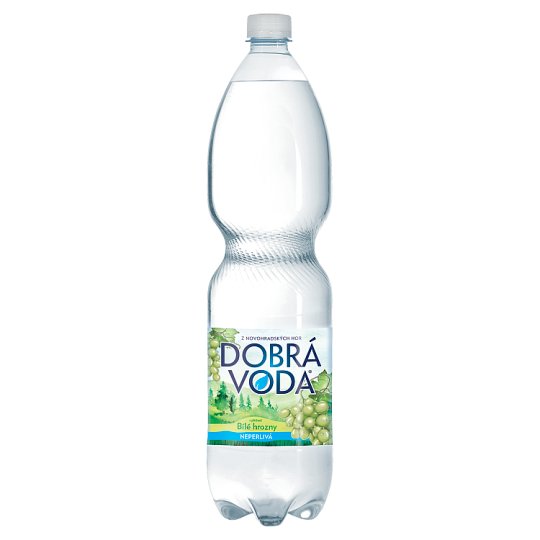 Dobrá voda Neperlivá s příchutí bílé hrozny 1,5l