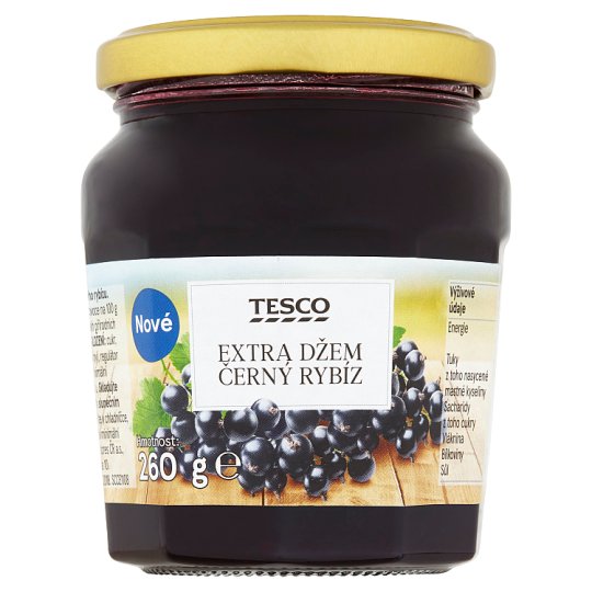 Tesco Extra džem černý rybíz 260g
