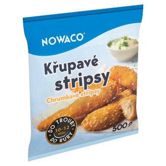 Nowaco Kuřecí stripsy obalované 500g