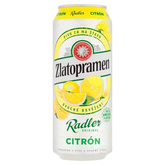 Zlatopramen radler citrón 0,5l