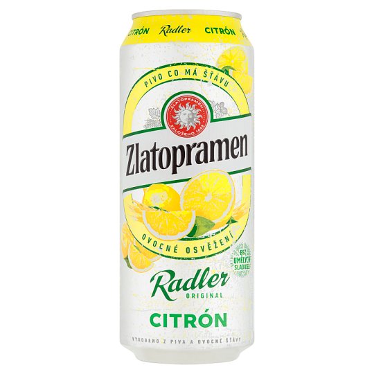 Zlatopramen radler citrón 0,5l