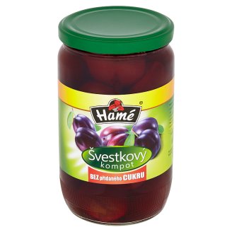 Hamé Švestkový kompot bez přidaného cukru 660g