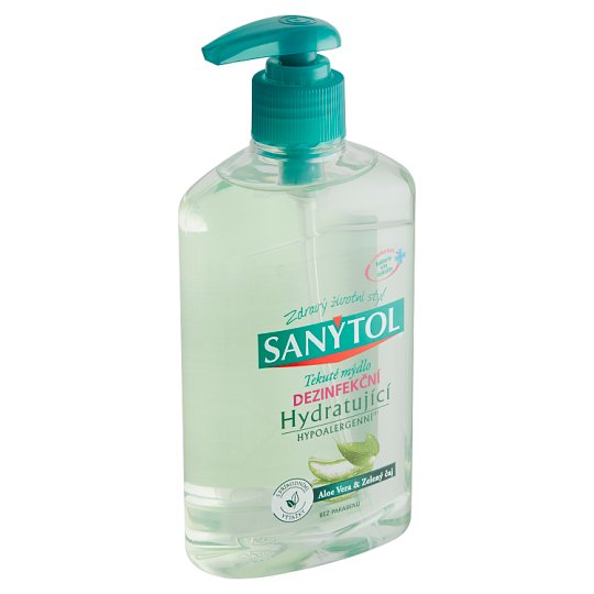 Sanytol Disinfectant Liquid Soap Hydrating Aloe Vera & Green Tea 250ml