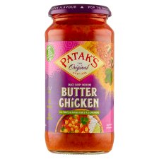 Patak's Butter Chicken Mildly Spicy Cream-Tomato Sauce 450g