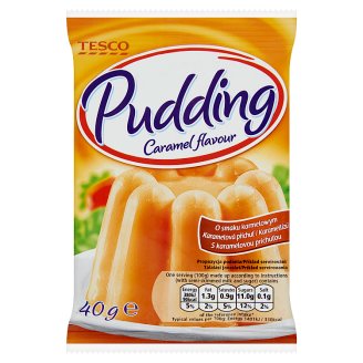 Tesco Puding v prášku s karamelovou příchutí 40g