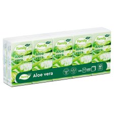 Tento Family Sensitive Aloe Vera hygienické kapesníky 3 vrstvé 10 x 10 ks