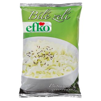efko Bílé zelí nekysané sterilované 500g