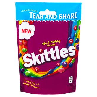 Skittles Žvýkací bonbóny v křupavé krustě s příchutí lesního ovoce 174g