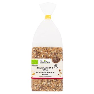 Dr. Karg's Bio celozrnné plátky s ovsem a chia semínky 200g