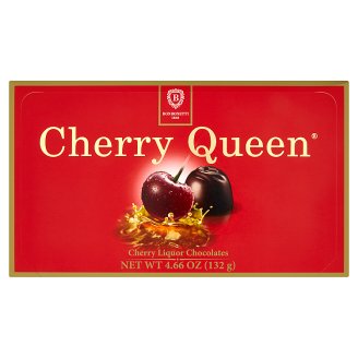 Cherry Queen Bonbony z hořké čokolády s višní v alkoholu 132g