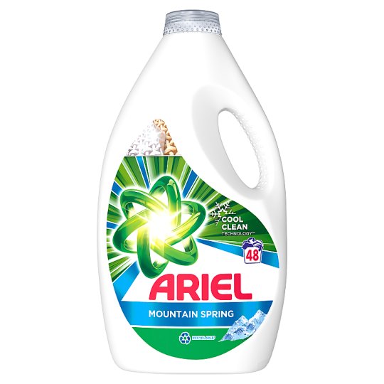 Ariel Mountain Spring Tekutý Prací Prostředek 2.64l, 48 Praní