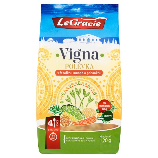 LeGracie Vigna polévka s fazolkou mango a pohankou 120g
