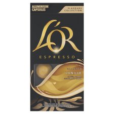 L'OR Espresso Vanille pražená mletá káva aromatizovaná v kapslích 10 ks 52g 