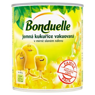 Bonduelle Jemná kukuřice vakuovaná v mírně slaném nálevu 670g