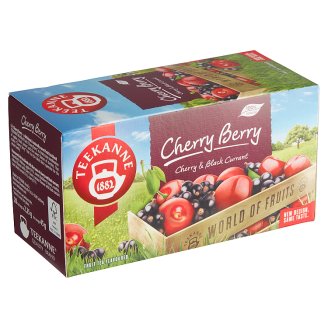 TEEKANNE Cherry Berry, World of Fruits, 20 sáčků, 45g
