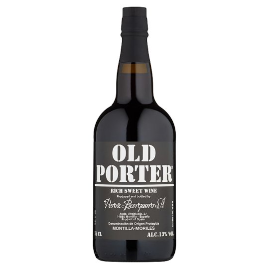 Old Porter Sladké víno 75cl