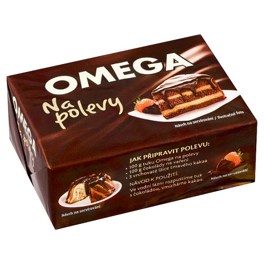 Omega 100% rostlinný tuk na polevy 250g