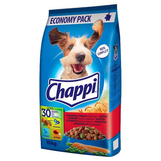Chappi S hovězím a drůbežím masem a zeleninou 10kg
