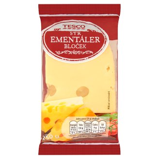 Tesco Sýr ementáler bloček 45 % 250g