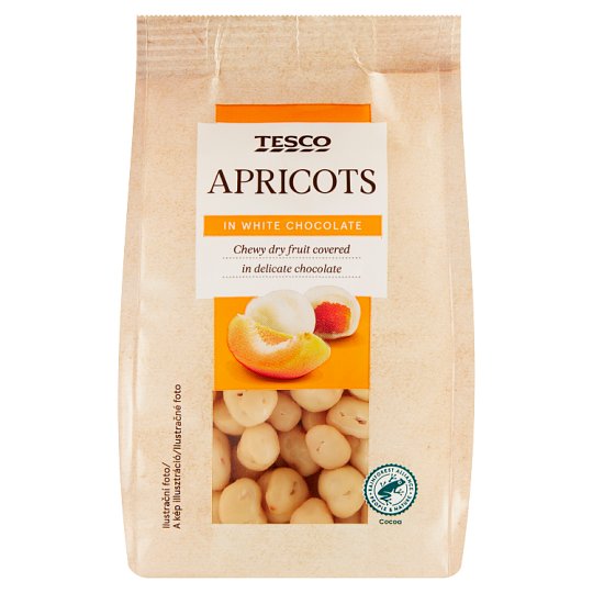 Tesco Apricots in White Chocolate 150g