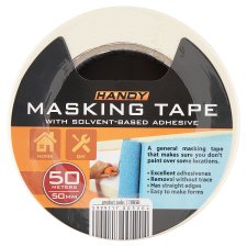 Handy Masking Tape with Solvent-Based Adhesive