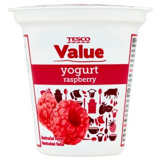 Tesco Value Jogurt malinový 125g