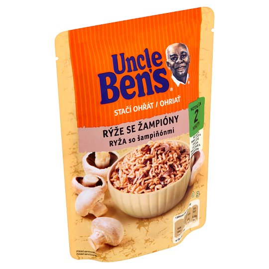 Uncle Ben's Stačí ohřát Rýže se žampióny 250g