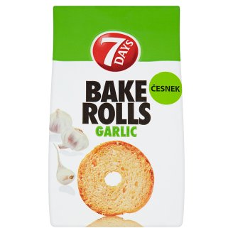 7 Days Bake Rolls česnek 80g
