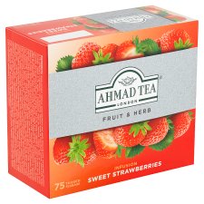 Ahmad Tea Sladké jahody ovocný a bylinný čaj 75 x 1,8g