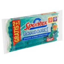 Spontex Scrub & Flex Sponge 3 pcs