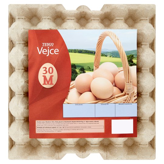 Tesco Vejce M 30 ks