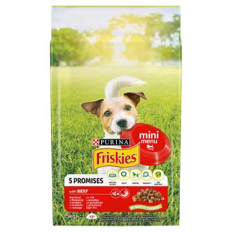 Friskies pro malé dospělé psy Mini Menu s hovězím 1,5kg