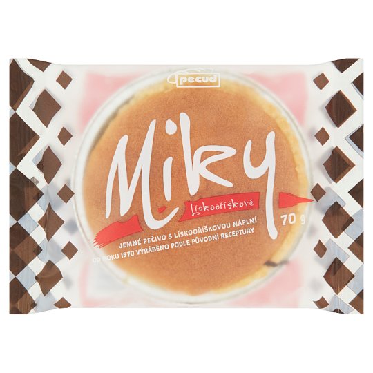 Pecud Miky lískooříškové 70g