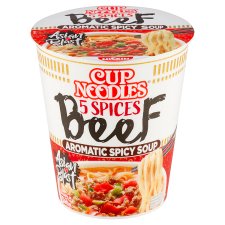 Cup Noodles Aromatic Spicy Soup 5 Spices Beef 64g