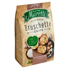 Maretti Bruschette with Mushrooms & Cream Flavor 70g