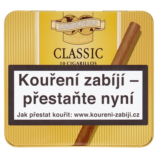 Handelsgold Gold Label Classic doutníčky 10 ks